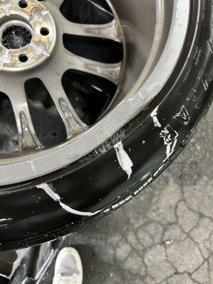 Cracked rim