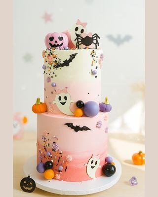 Playful Halloween Cake