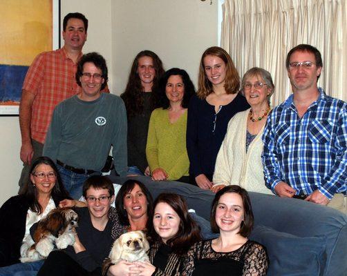 All people in photo are Heather clients (except the dogs.)