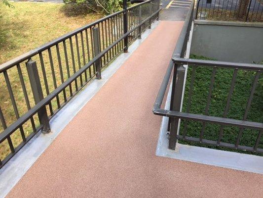 Monostone Coating After Sidewalk Repair