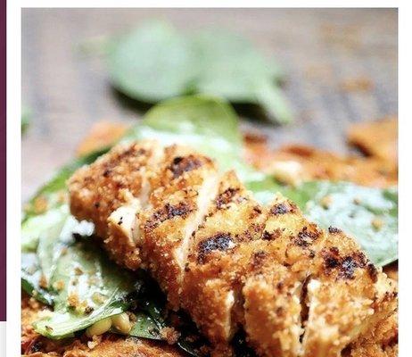 Crunchy fried tofu