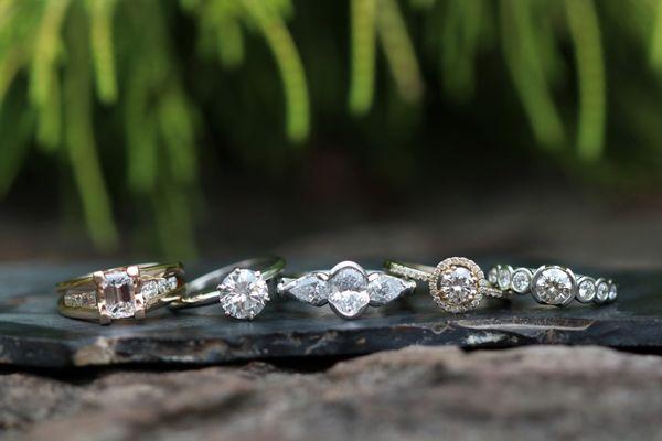 We offer the chance for you to custom make pieces that you will hold dear for eternity and will be able to pass down.