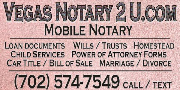 Vegas Notary 2 U