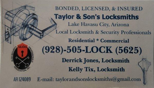 Taylor and Son's Locksmiths