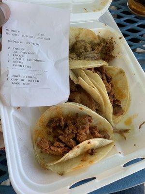 No cilantro, no onion, no lemons, no sauce, nothing