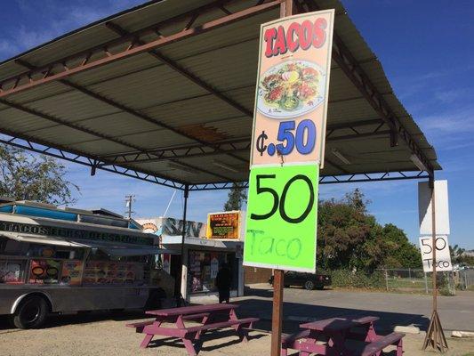 Yep. Fifty cent tacos in November 2016!
