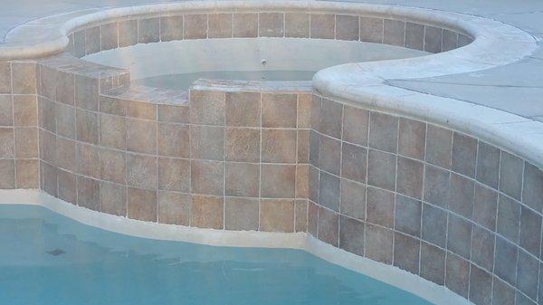 Let's Talk Pools Tile Cleaning (After)