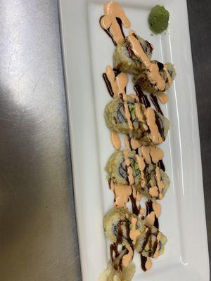 Fried California roll