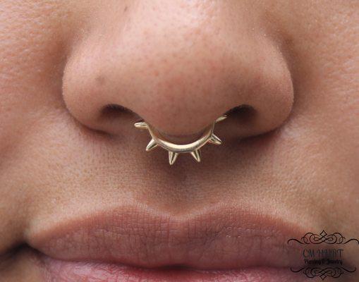 Who says simple has to be boring? Let's upgrade your septum! Piercing Places! Body Jewelry.
