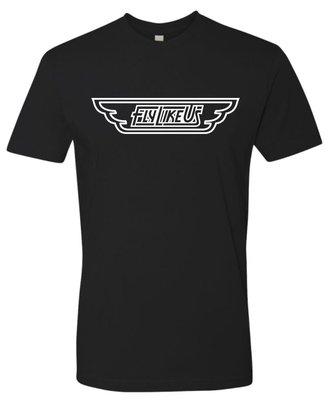 FlyLikeUs Black Logo Tee Available Now!