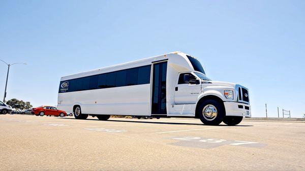 Exterior of the ultimate Party Bus