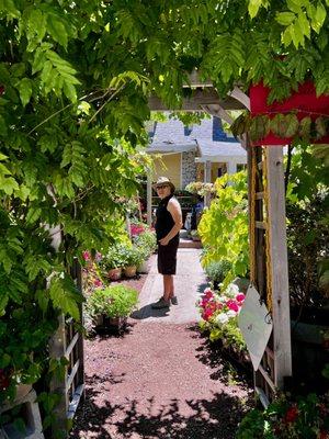 The archway entrance