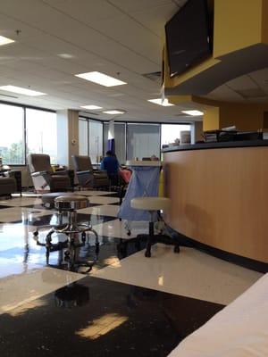 Chemo room.