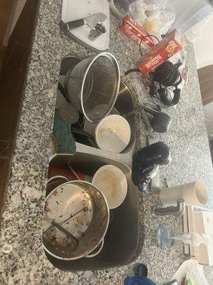 NOT A SINGLE DISH IS MINE