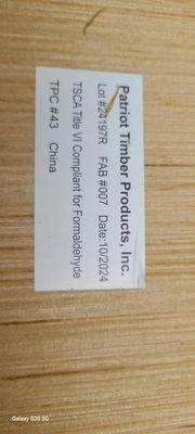 Patriot Timber Products