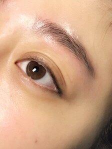 Before eyeliner tattoo