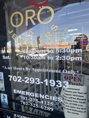 Oro and Jewelers