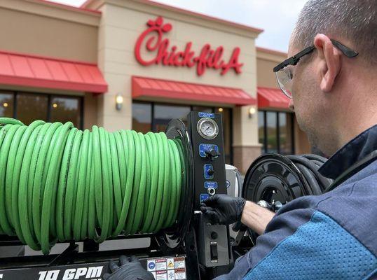 Drain issues? Call us to clear it. Blue Swan offers commercial and Residential drain cleaning.