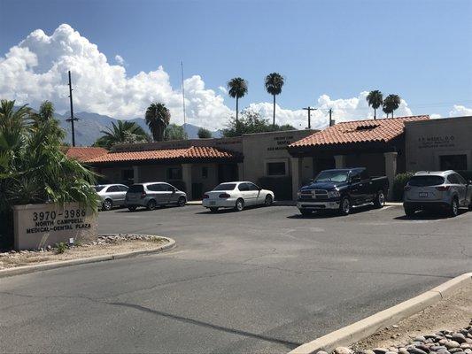 View of office from Campbell Ave