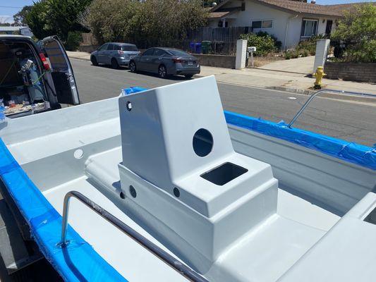 Boat coating after: