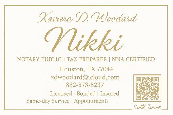 Xaviera’s Notary