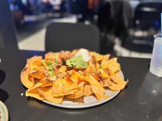 Nachos with chicken