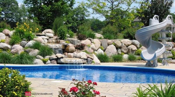 Residential Project - water feature. Kalamazoo, MI