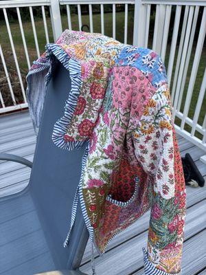 Reversible "Vera-Bradleyish" Fall jacket.