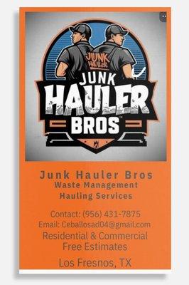 Junk Hauler Bros