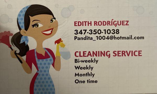 Edith R Cleaning Services