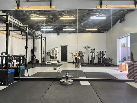 Trainer Amber Blake in the Private Studio at RBPT