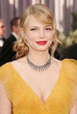 Red carpet on Michelle Williams, Oscars 2006