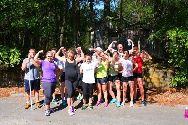 Our athletes on a post workout high!