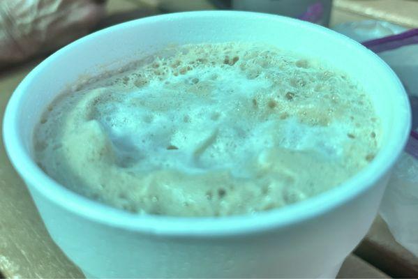 Café colada con leche