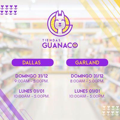 Dias festivo Horario