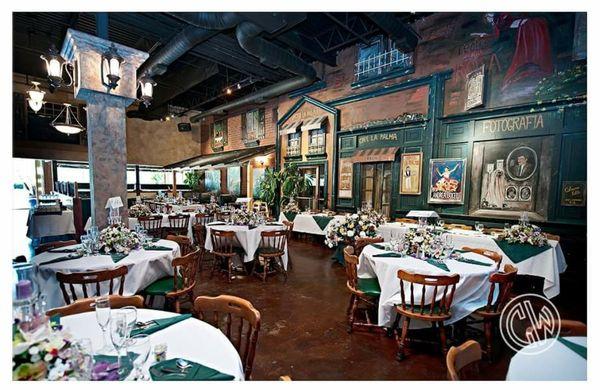 Inside The Post Restaurant. Offering banquets and full catering