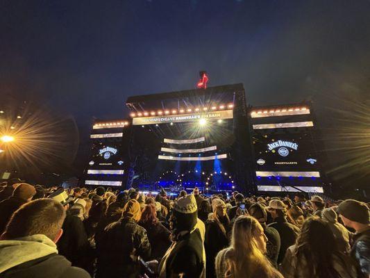 Stage with Raised Music Note