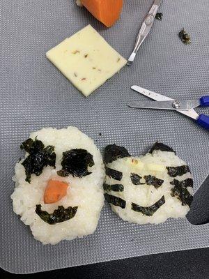 Youth program- offering healthy cooking choices-onigiri