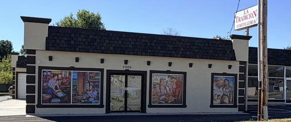 Front view and entrance