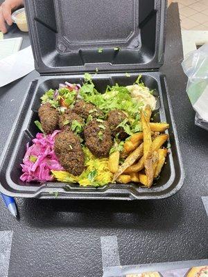 This is the vegan box minus the pita bread bc I am gluten free