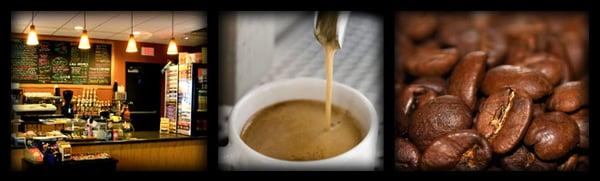 Specialty espresso drinks.