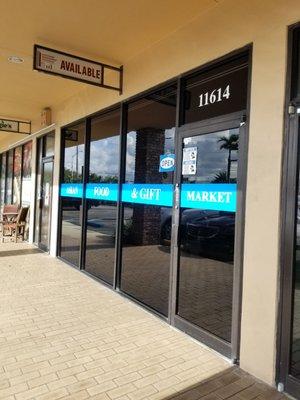 Front of the business