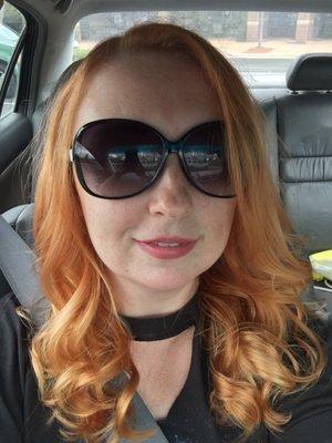 Fixed it from an accidental pink to strawberry blonde!