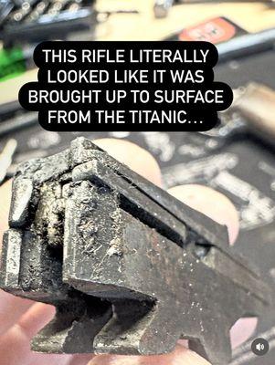 1916 Remington pump action model 12 chambered in .22lr complete restored by hand.