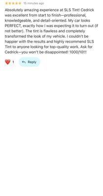 Over 50+ 5 Star Reviews! Experience Matters !