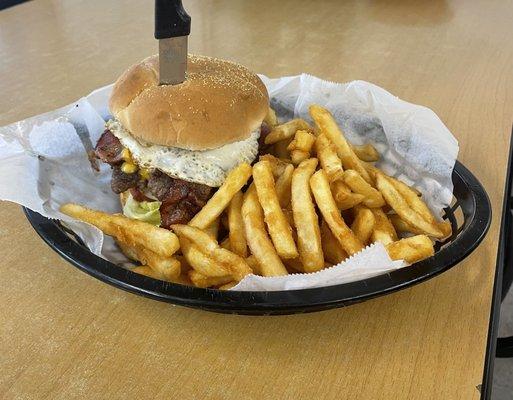 Hangover Burger w/ Fries