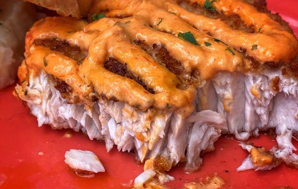 Parmesan Panko Crusted Amberjack **amazing!!!!!