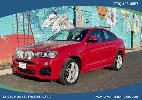 2015 BMW X4 35i 81k
Very Clean - 1 Owner
This car is like a firecracker - it's bold, it's explosive, and it's not afraid to make a scene.