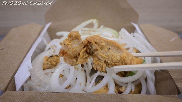 WASABI BONELESS CHICKEN SOLO SHOT (YT:@BULGOGIBOMBER)