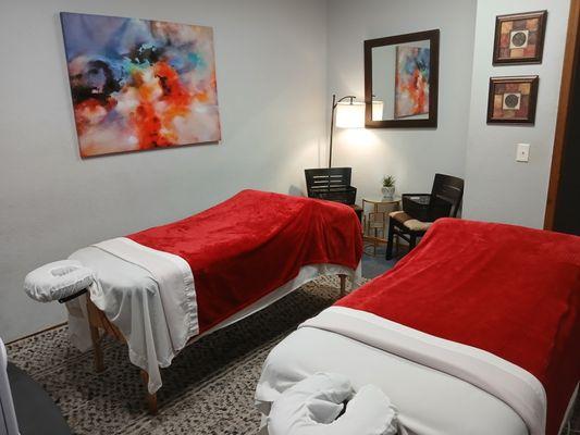 Couples Massage Therapy Room
